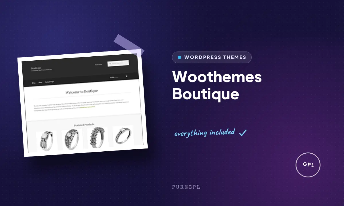Woothemes | Boutique