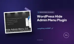 wordpress hide admin menu plugin