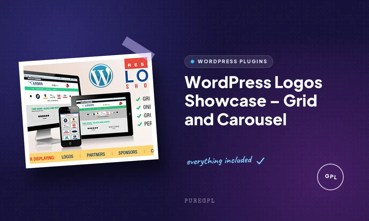 WordPress Logos Showcase – Grid and Carousel