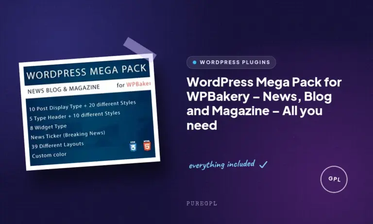 wordpress mega pack for wpbakery news blog and magazine all you need