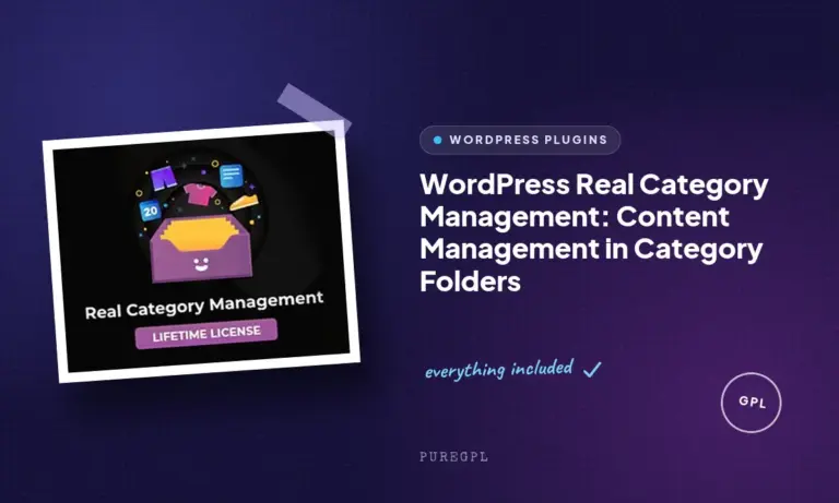 wordpress real category management content management in category folders