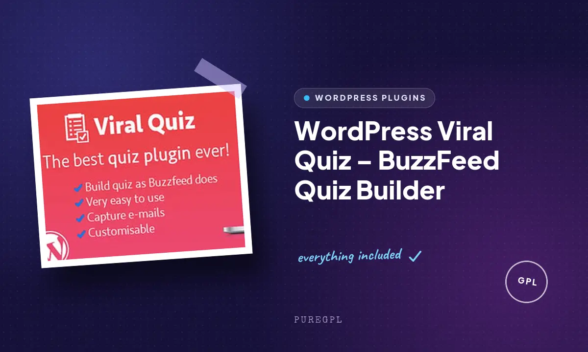WordPress Viral Quiz – BuzzFeed Quiz Builder