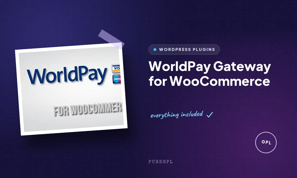 WorldPay Gateway for WooCommerce