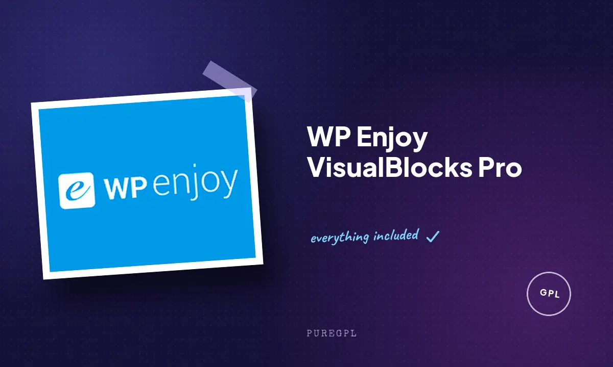 Wpenjoy | VisualBlocks Pro