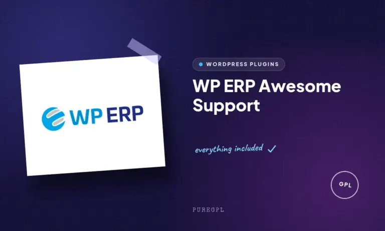 wp erp awesome support