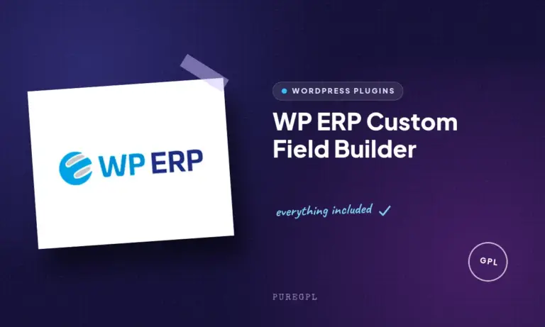 wp erp custom field builder
