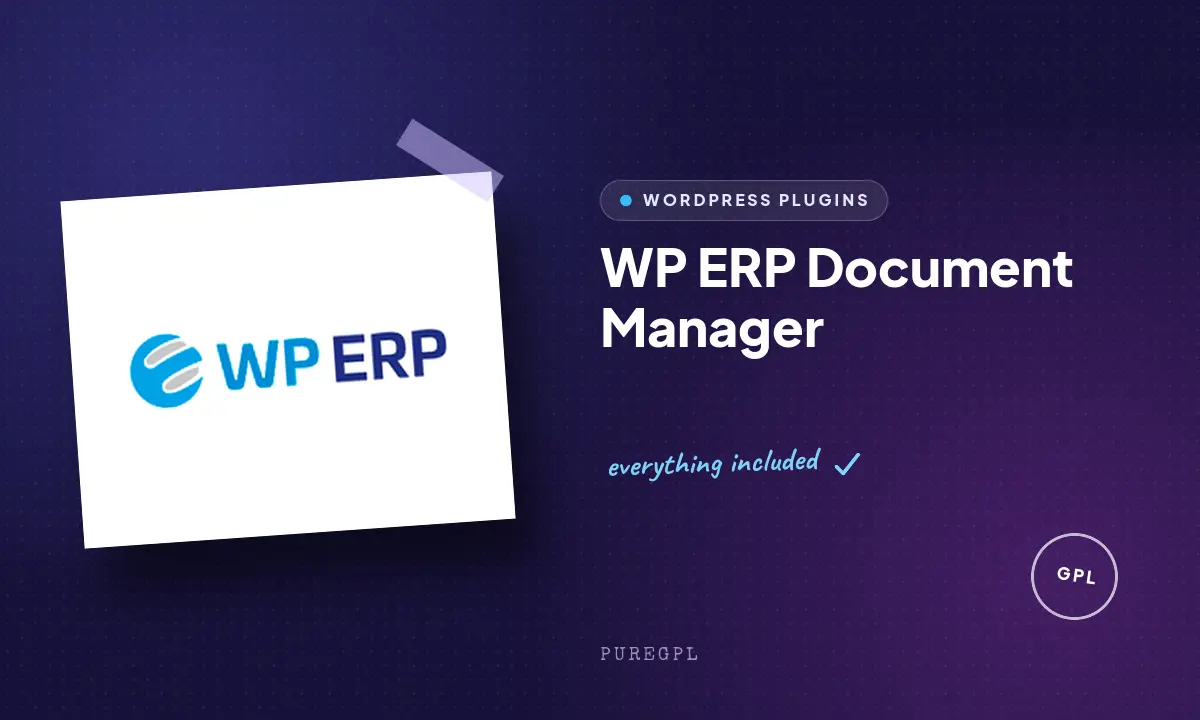 Wp erp | Document Manager
