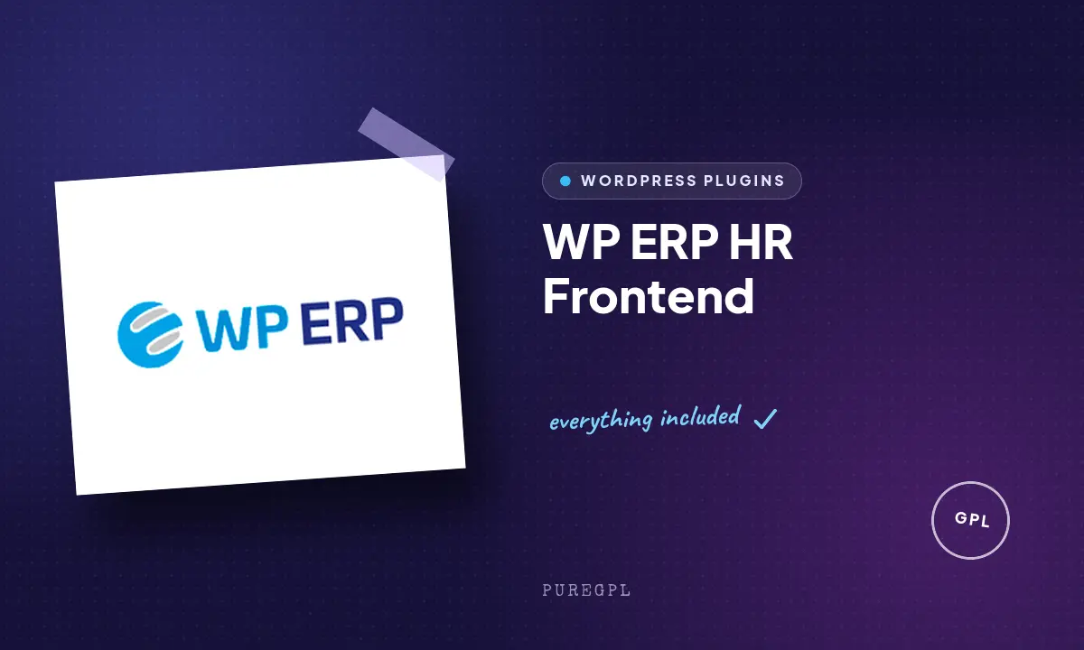 Wp erp | HR Frontend