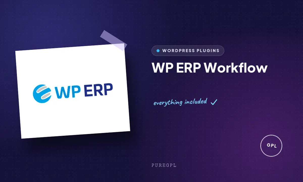 Wp erp | Workflow