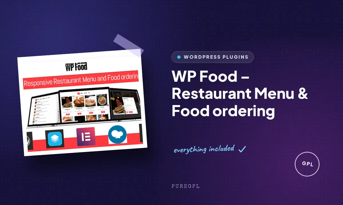WP Food – Restaurant Menu & Food ordering
