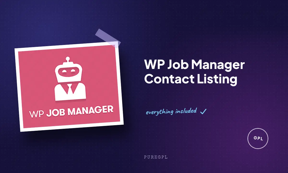 Wp job manager | Contact Listing