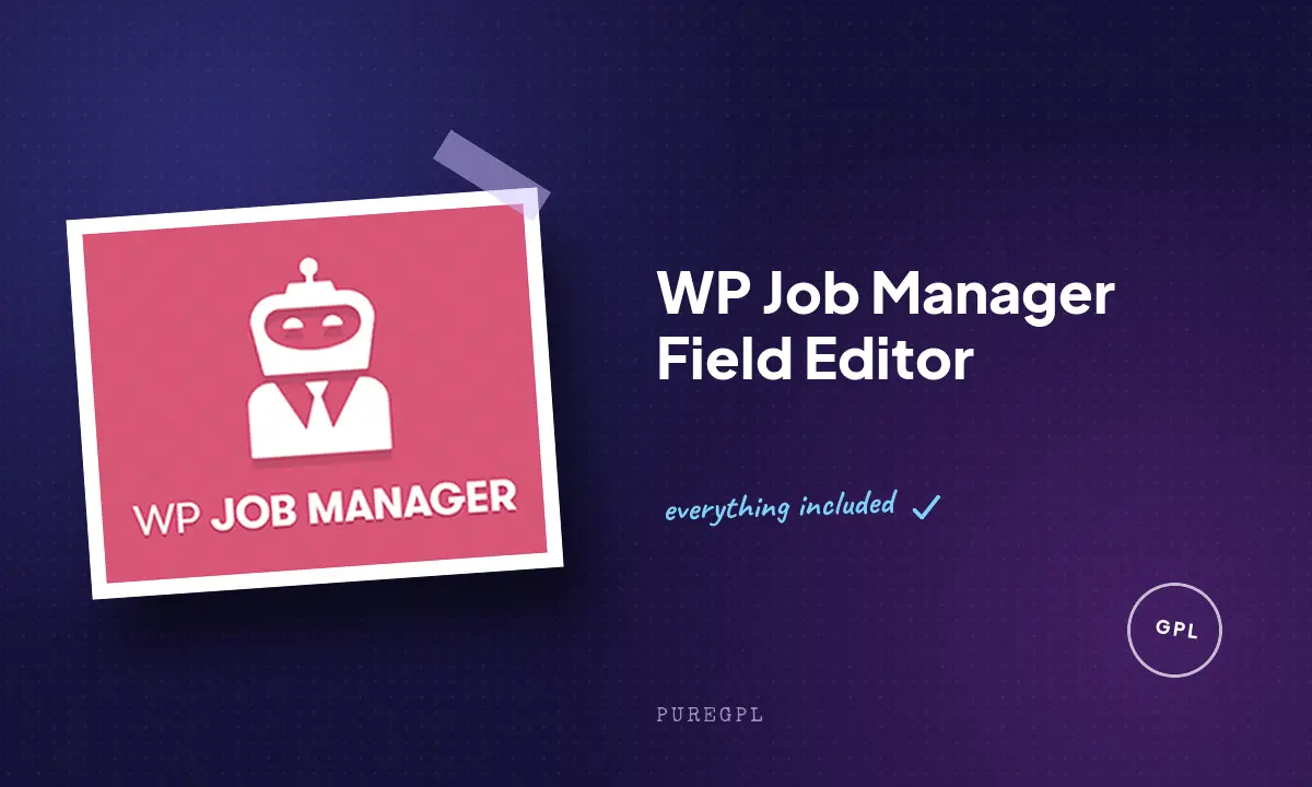 Wp job manager | Field Editor