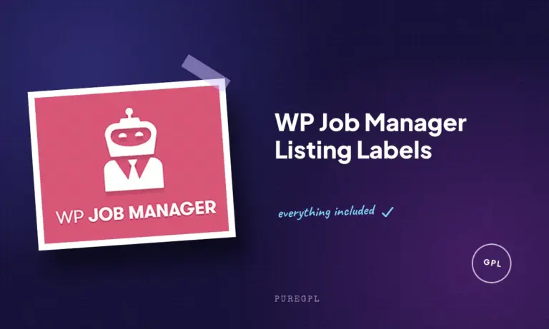 wp job manager listing labels