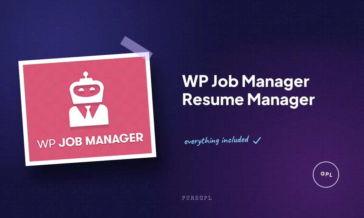 Wp job manager | Resume Manager