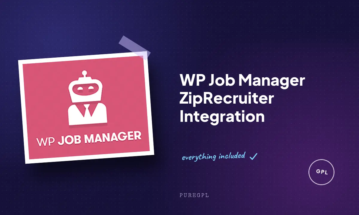 Wp job manager | ZipRecruiter Integration
