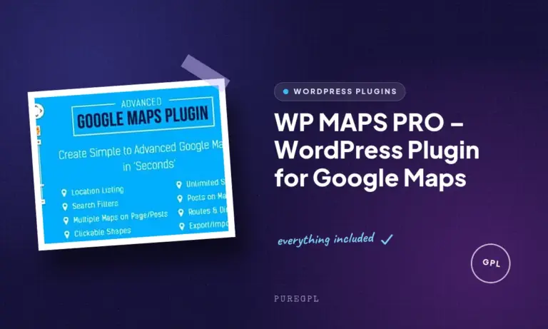 wp maps pro wordpress plugin for google maps