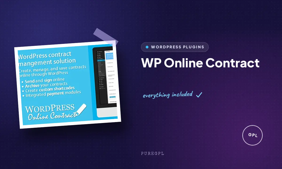WP Online Contract