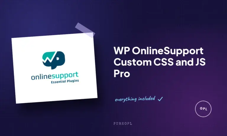 wp onlinesupport custom css and js pro