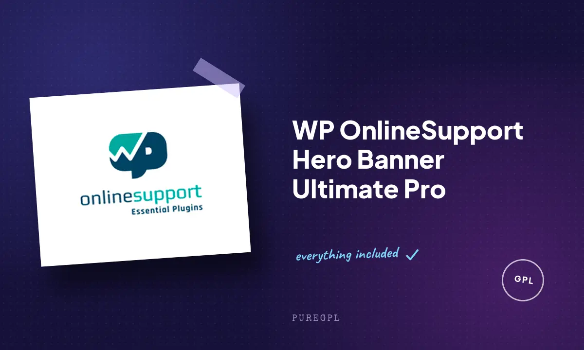Wp onlinesupport | Hero Banner Ultimate Pro