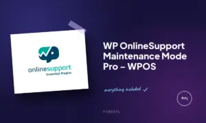 wp onlinesupport maintenance mode pro wpos