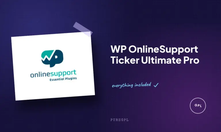 wp onlinesupport ticker ultimate pro