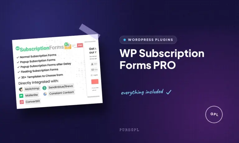 wp subscription forms pro