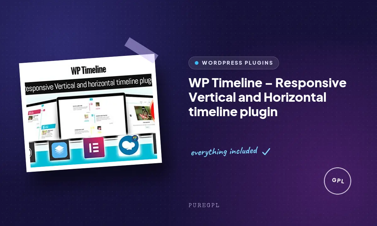 WP Timeline | Responsive Vertical and Horizontal timeline plugin