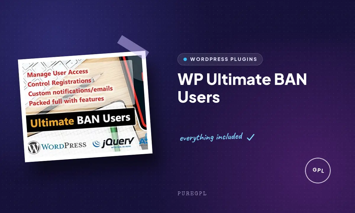 WP Ultimate BAN Users