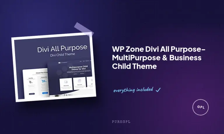 wp zone divi all purpose multipurpose business child theme