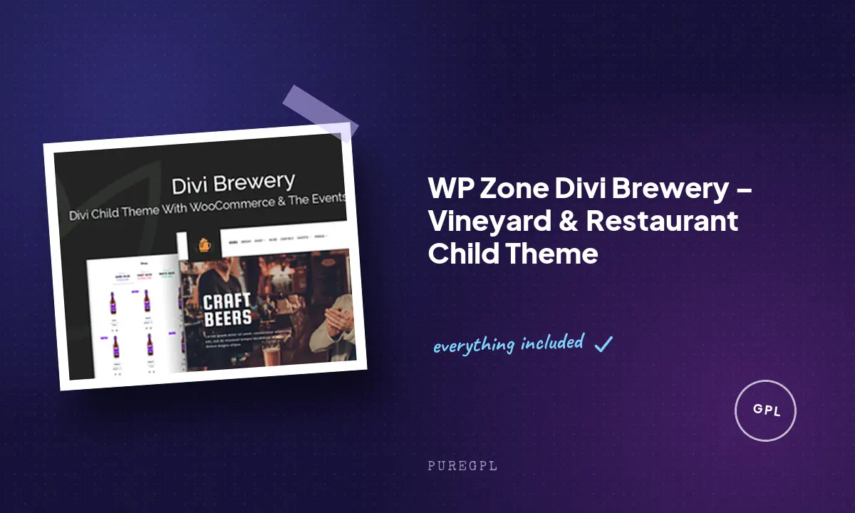 Wp zone | Divi Brewery