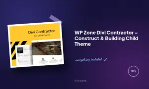 wp zone divi contractor construct building child theme