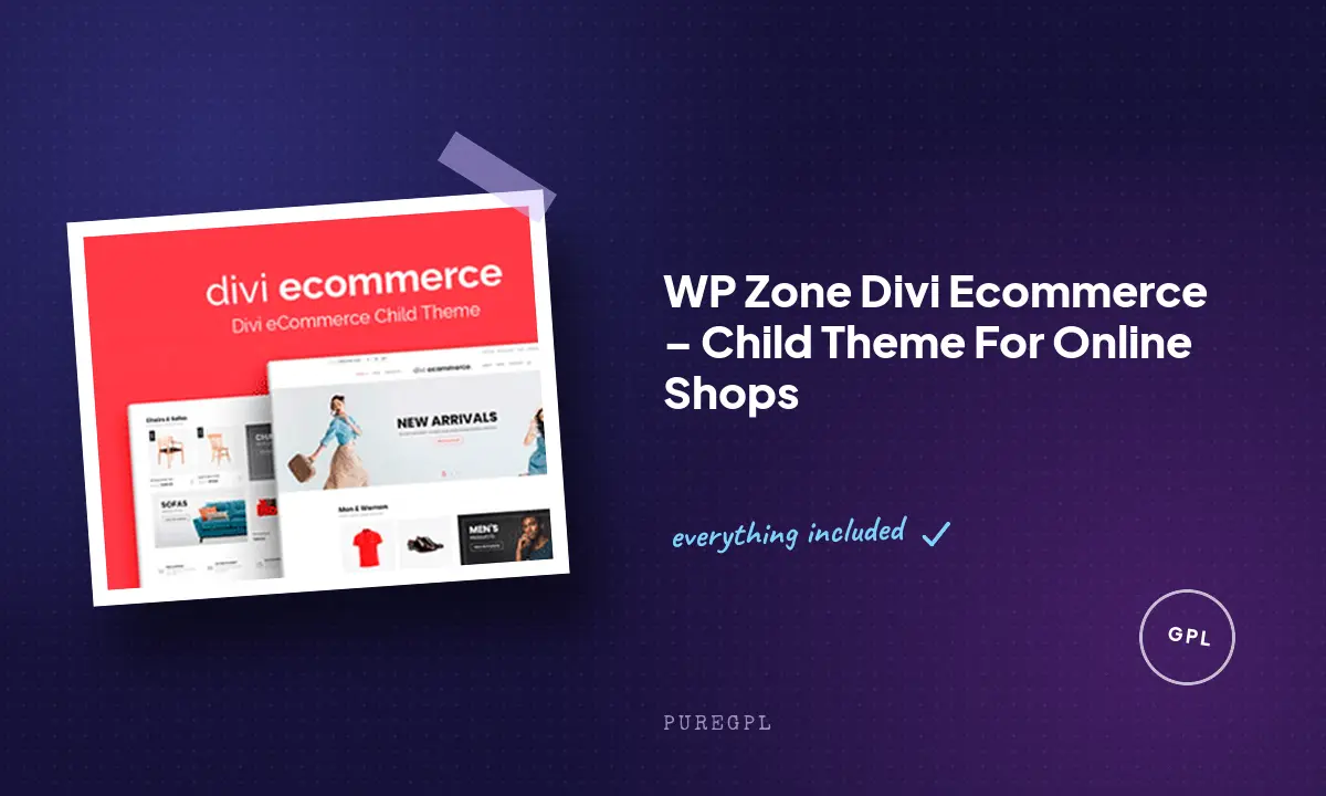 Divi Ecommerce – Child Theme For Online Shops