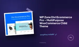 wp zone divi ecommerce pro multipurpose woocommerce child theme