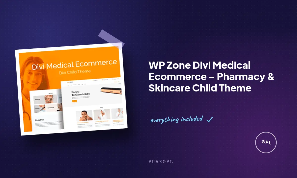 Wp zone | Divi Medical Ecommerce