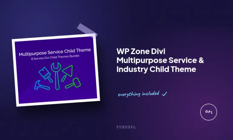 wp zone divi multipurpose service industry child theme