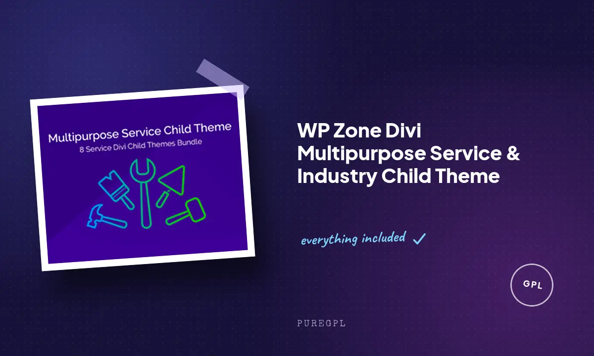 Divi Multipurpose Service Child Theme