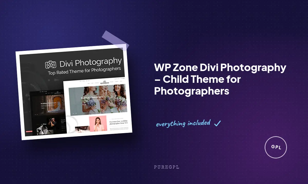 Wp zone | Divi Photography
