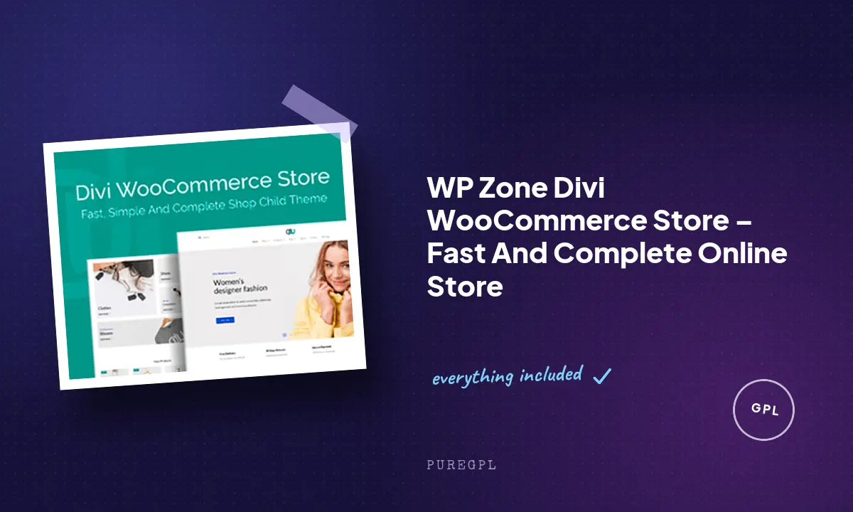 Wp zone | Divi WooCommerce Store