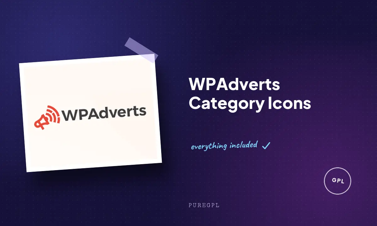 Wpadverts | Category Icons