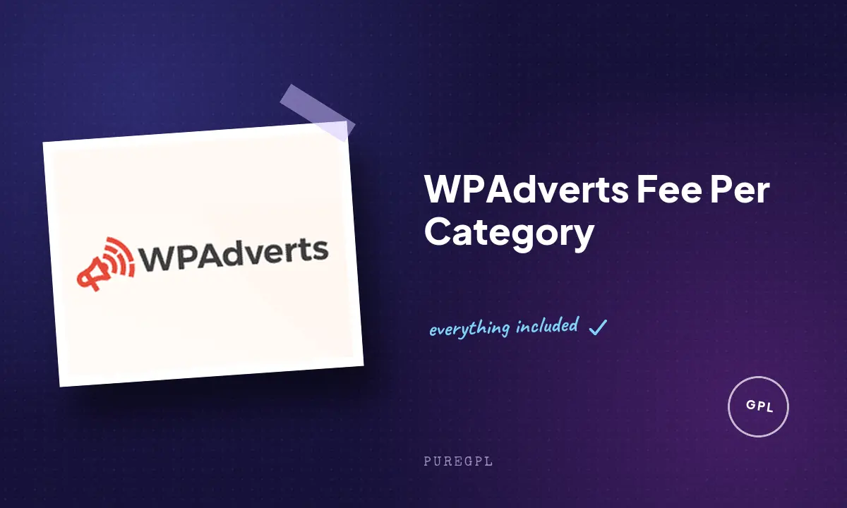 Wpadverts | Fee Per Category