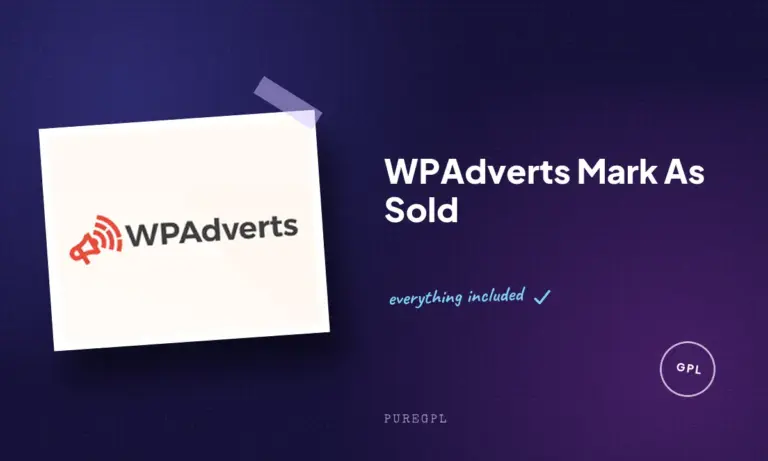 wpadverts mark as sold
