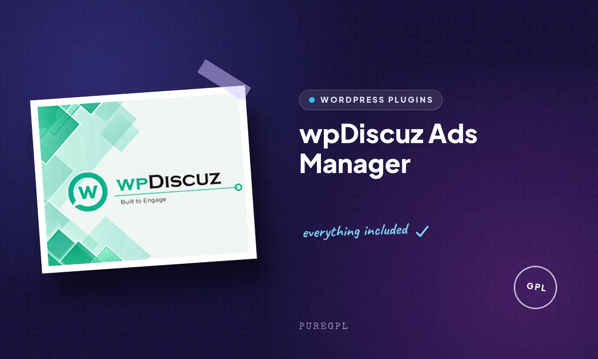 wpDiscuz – Ads Manager