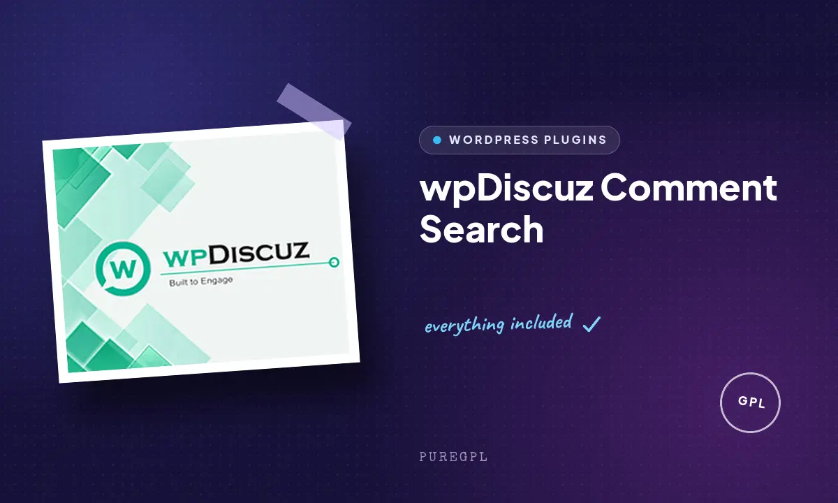 wpDiscuz – Comment Search