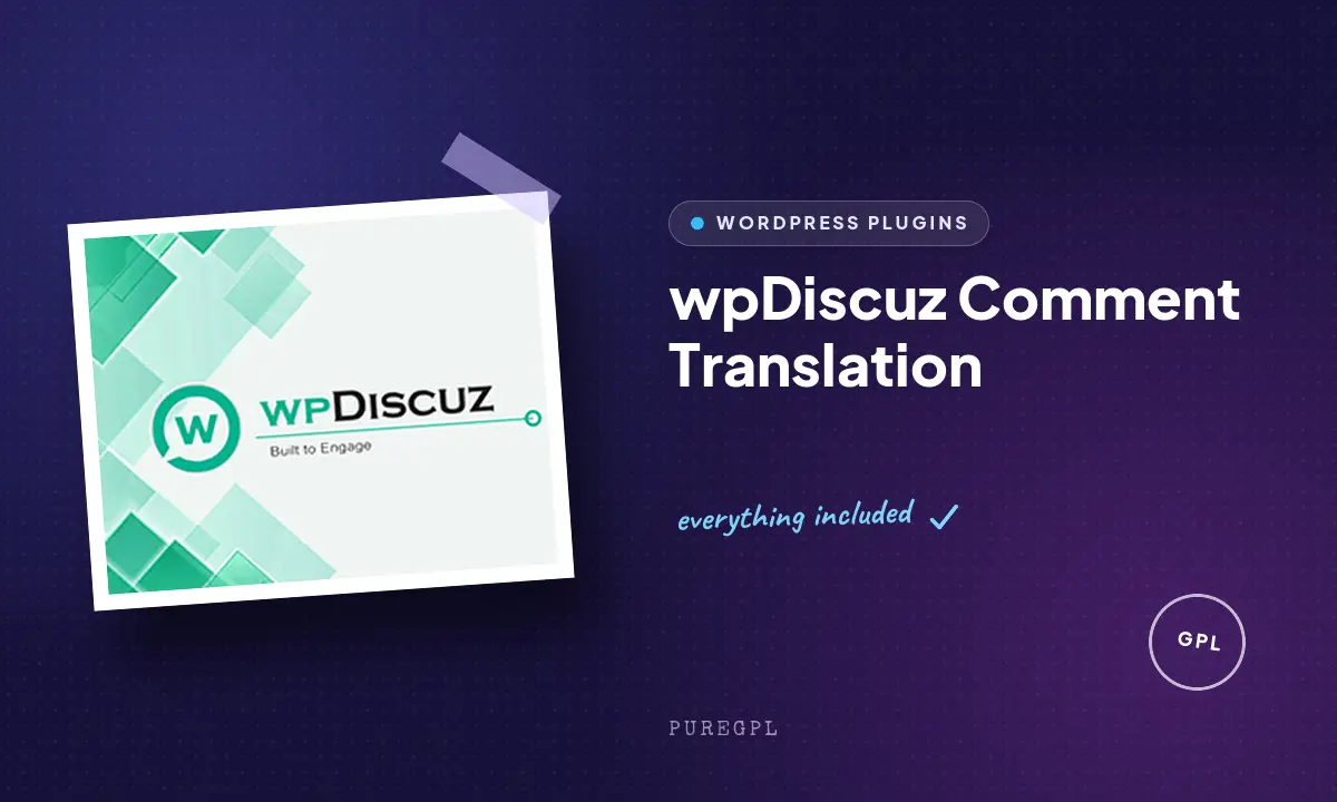 wpDiscuz – Comment Translation