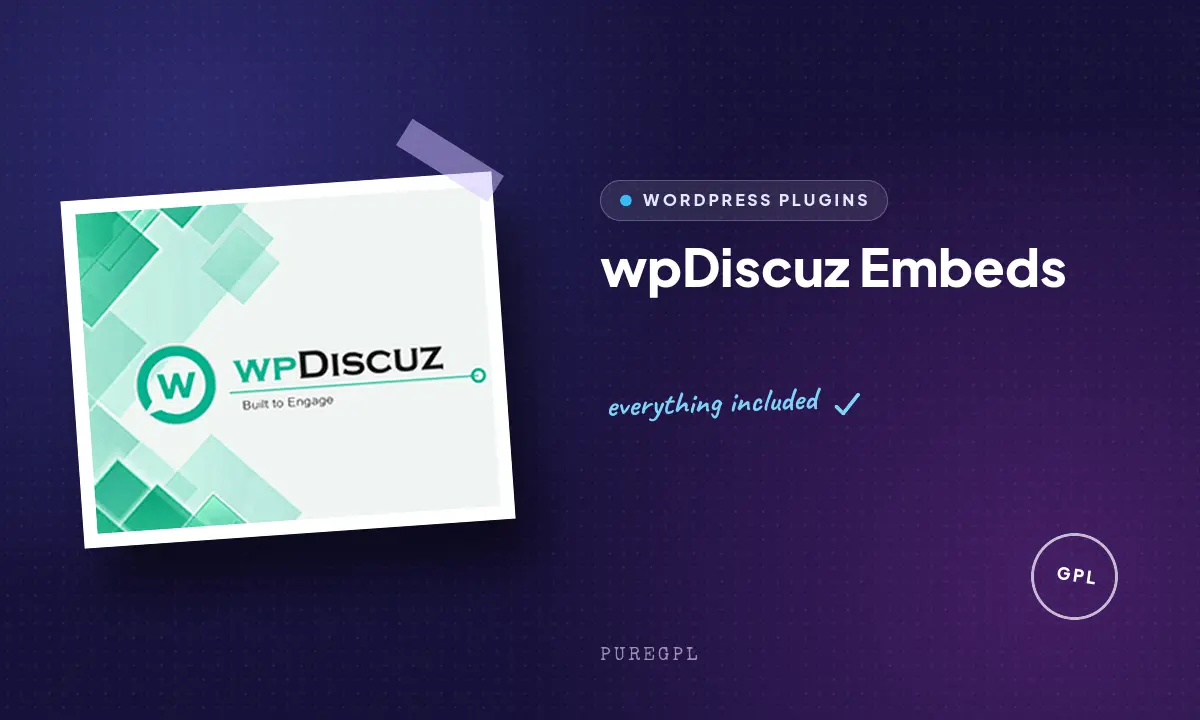wpDiscuz – Embeds