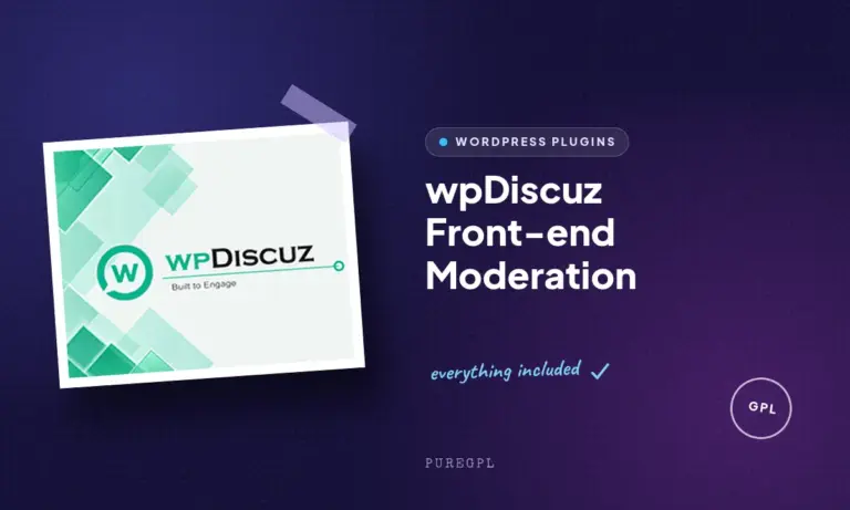 wpdiscuz front end moderation