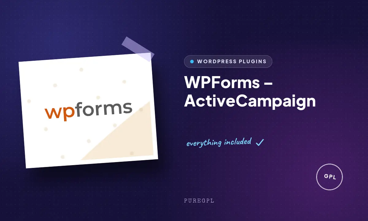 Wpforms | ActiveCampaign
