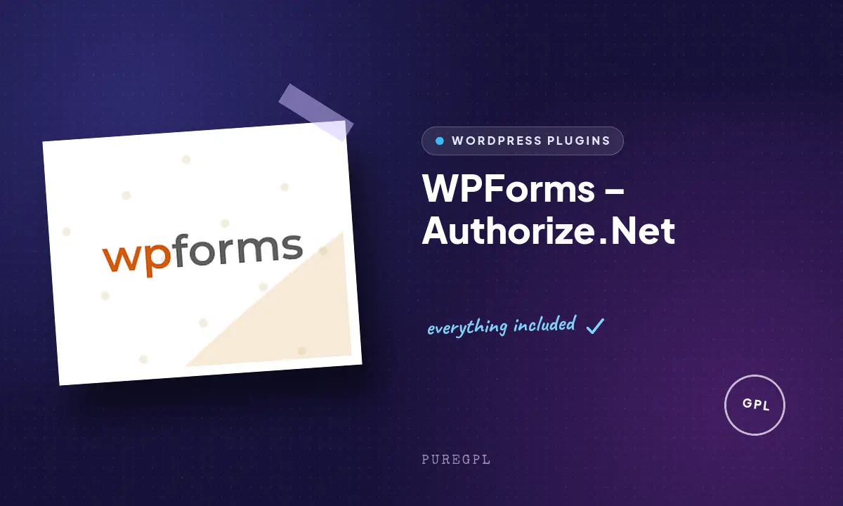 Wpforms | Authorize.Net