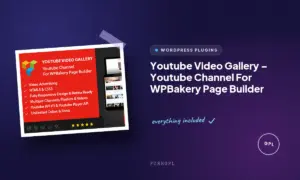youtube video gallery youtube channel for wpbakery page builder