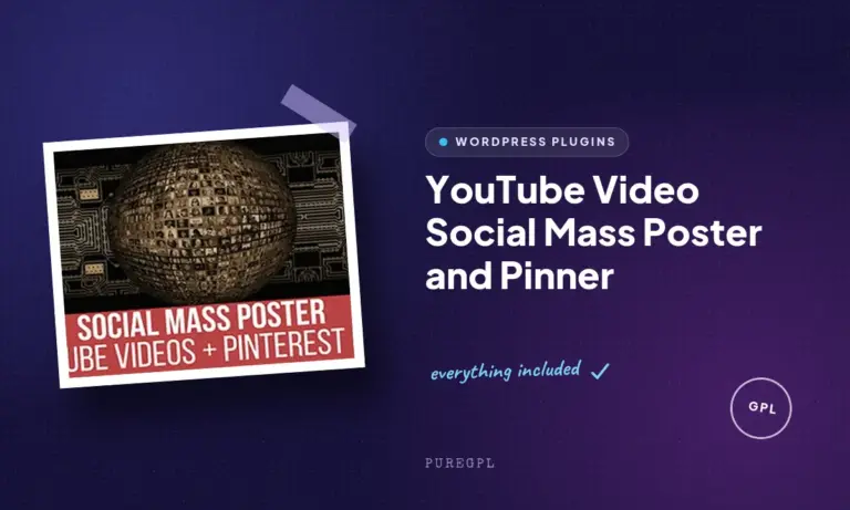 youtube video social mass poster and pinner